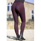 HKM Pantalon d'Équitation Helene Full Grip Vin rouge