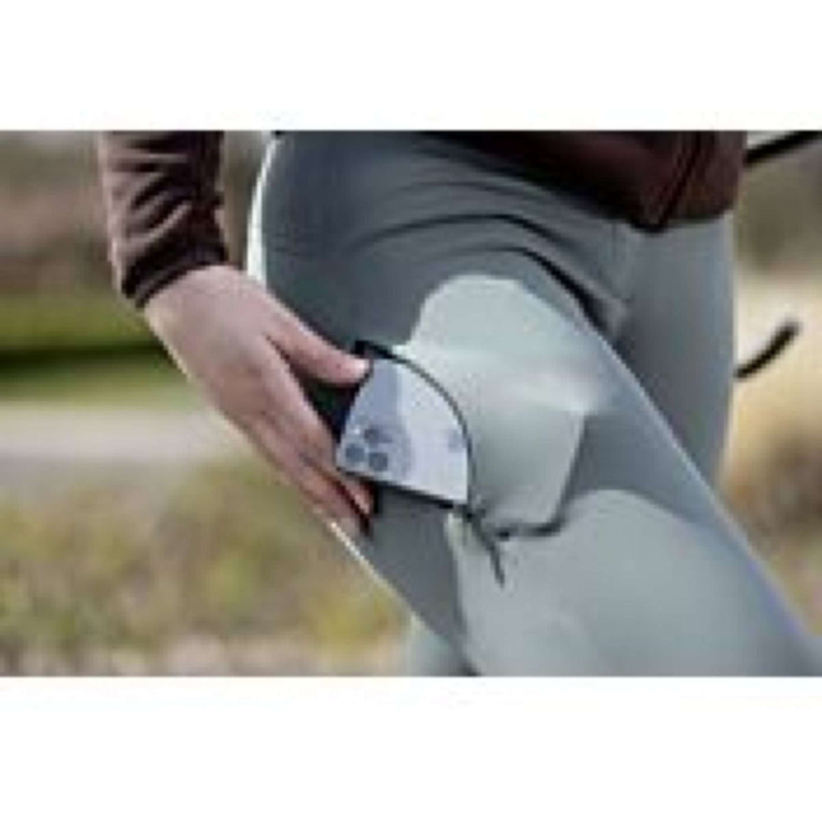 HKM Pantalon d'Équitation Helene Full Grip Vert Foncé