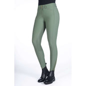 HKM Pantalon d'Équitation Helene Full Grip Vert Foncé