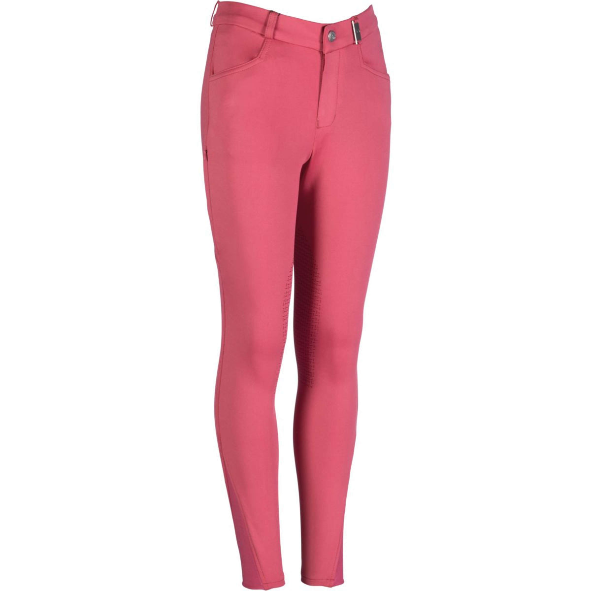 HKM Pantalon d'Équitation Anni Genoux Silicones Framboise