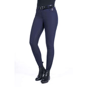 HKM Pantalon d'Équitation Equine Sports Full Grip Bleu Foncé