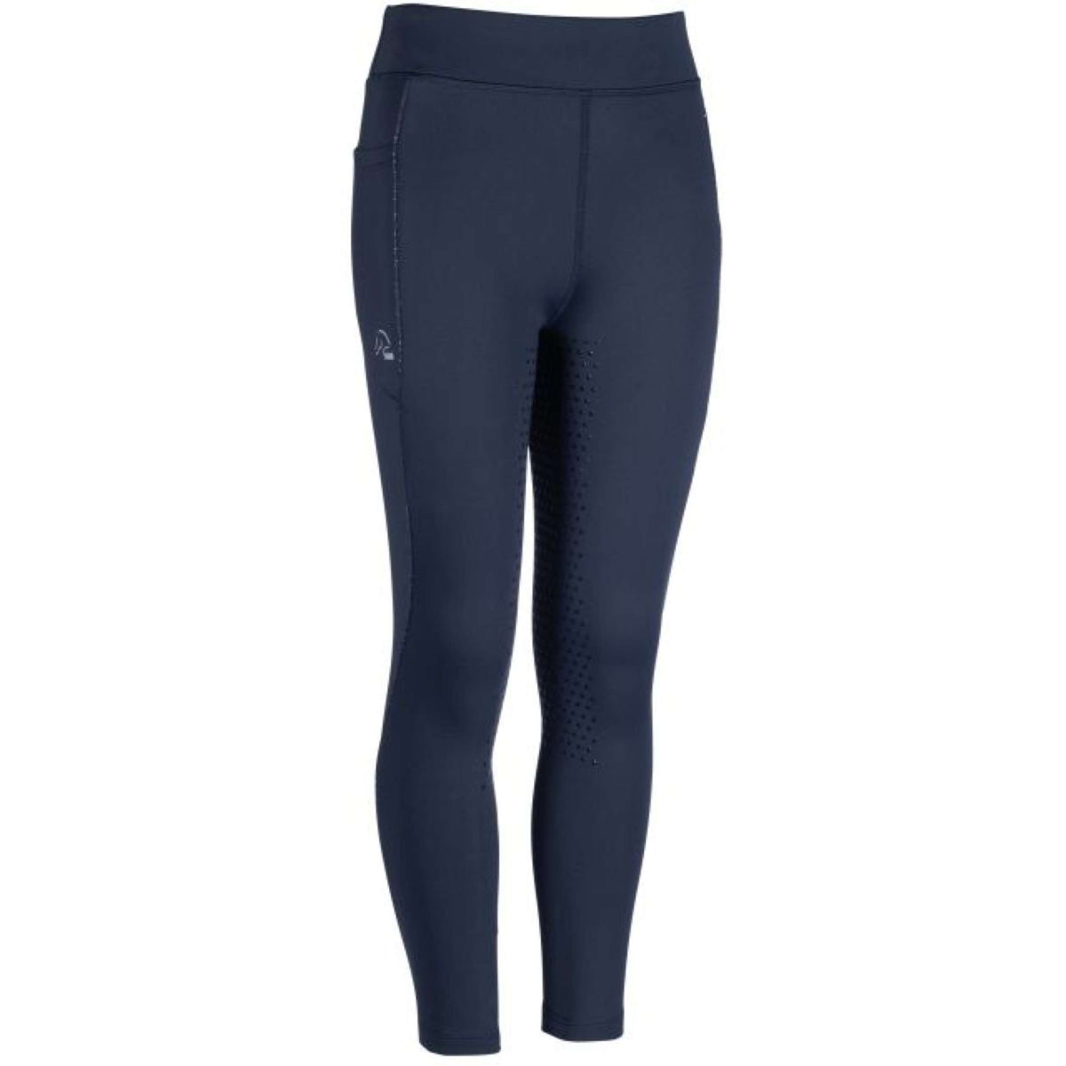 HKM Legging d'Équitation Alice Kids Full Grip Bleu Foncé