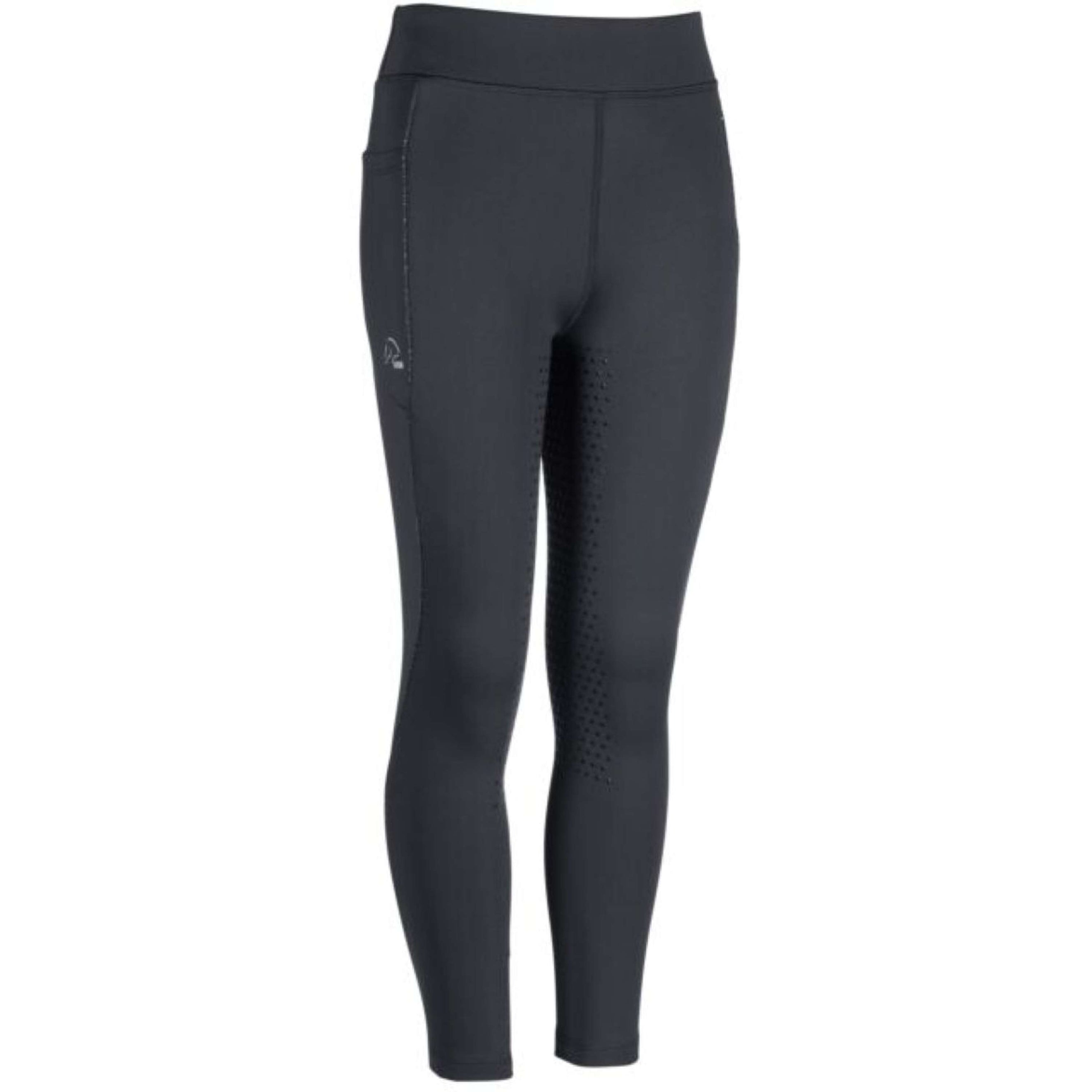 HKM Legging d'Équitation Alice Kids Full Grip Noir