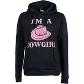 HKM Pull col Hoodie Cowgirl Noir