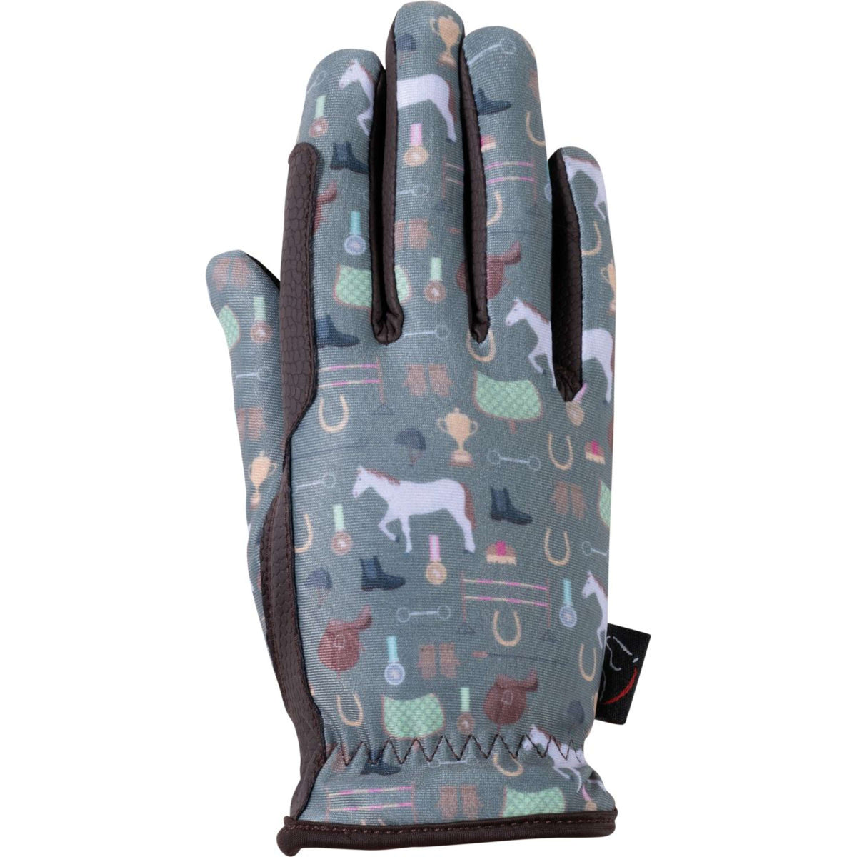 HKM Gants d'Équitation Judy Enfants Vert