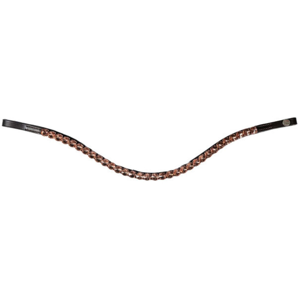 HKM Frontal Rosegold Glamour Marron/Or Rose