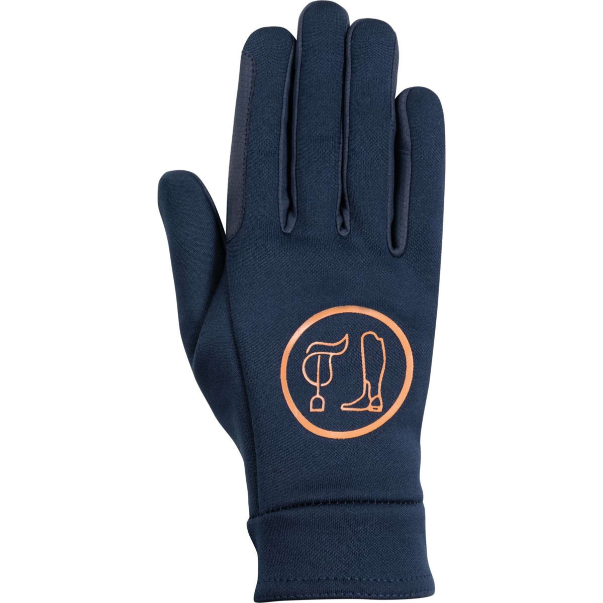 HKM Gants d'Équitation Lyon Bleu Foncé