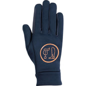 HKM Gants d'Équitation Lyon Bleu Foncé