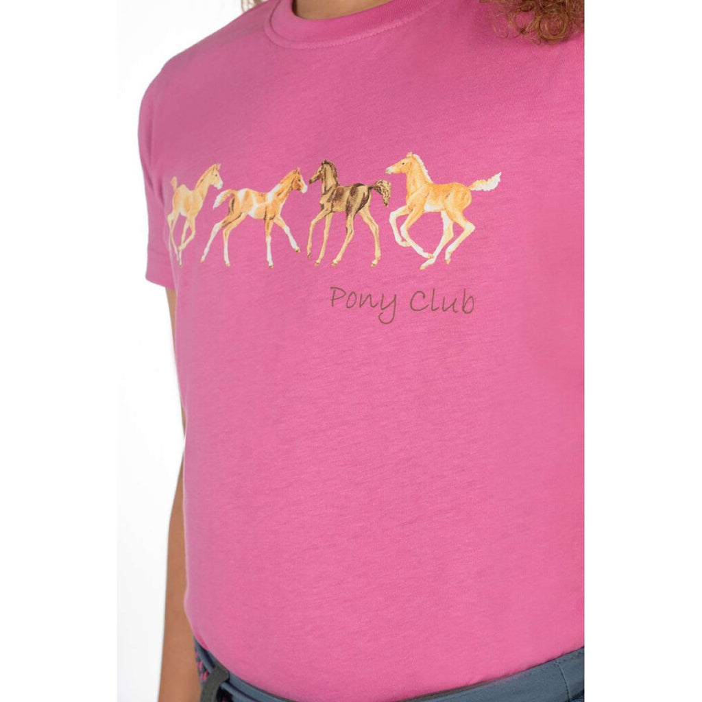 HKM T-Shirt Pony Club Rose