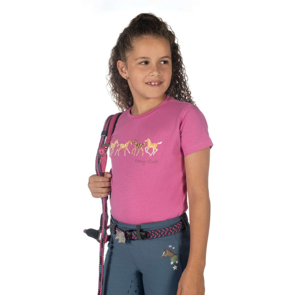 HKM T-Shirt Pony Club Rose