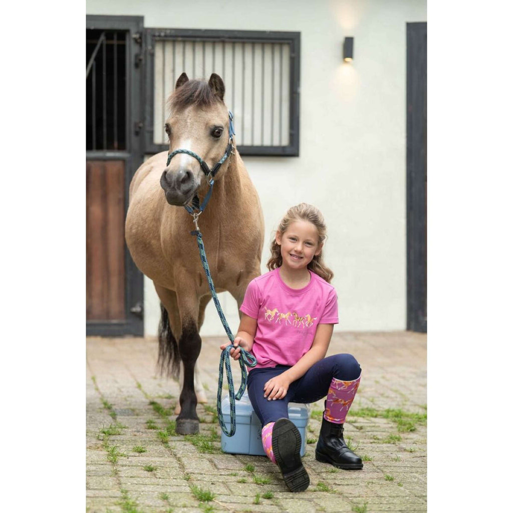 HKM T-Shirt Pony Club Rose