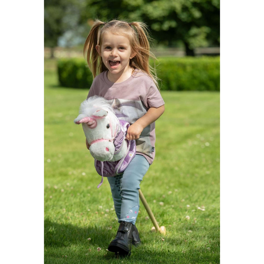 HKM Hobby Horse à Roulettes Bella Blanc