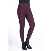 HKM Pantalon d'Équitation Helene Prise de Genou Vin rouge