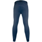 HKM Pantalon d'Équitation Sportive Poignée Genou Gents Bleu Foncé