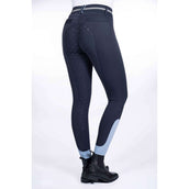 HKM Pantalon d'Équitation Bloomsbury Full Seat Bleu Foncé