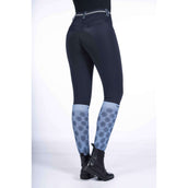 HKM Pantalon d'Équitation Bloomsbury Belmtex Full Seat Bleu Foncé