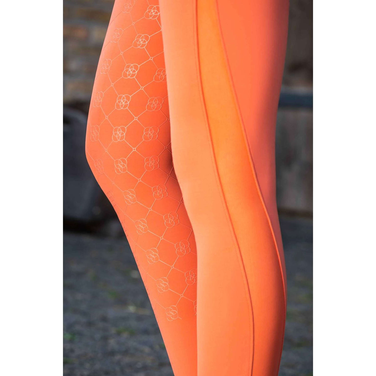 HKM Legging d'Équitation Edinburgh Mesh Brandy