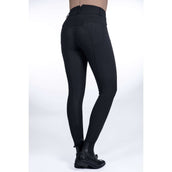 HKM Pantalon d'Équitation Savona Full Grip Noir