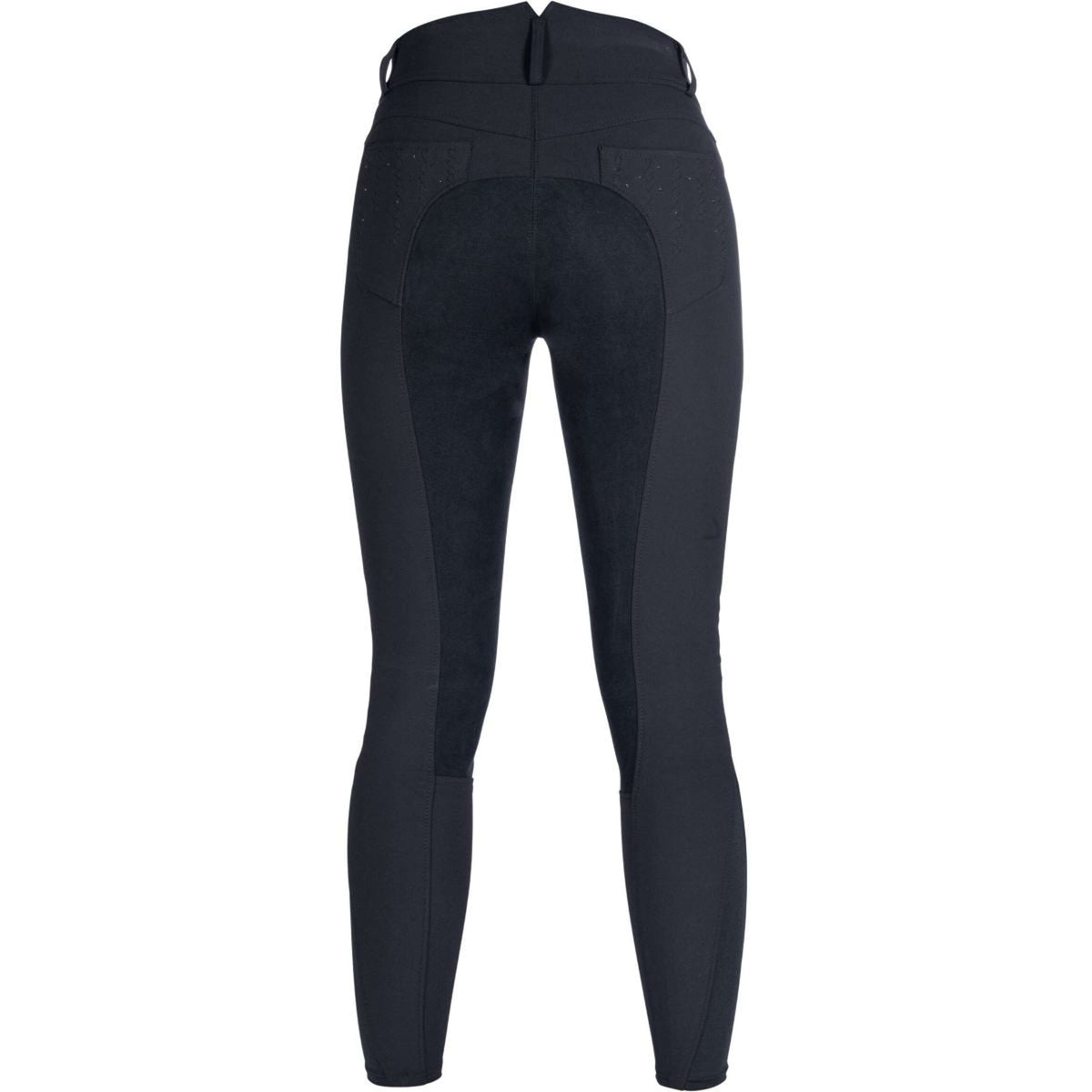 HKM Pantalon d'Équitation Savona Alos Full Grip Noir