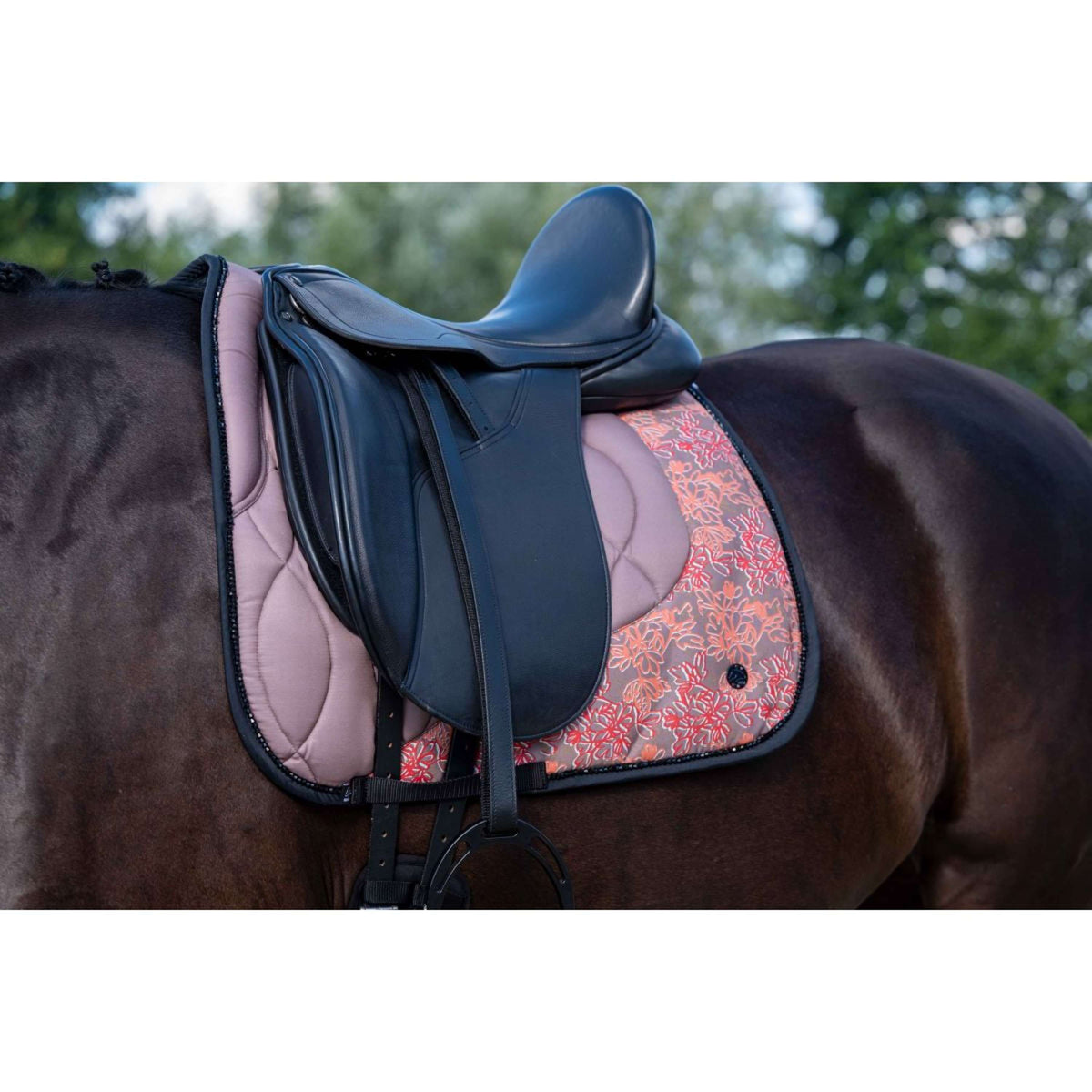 HKM Tapis de Selle Savona Dressage Taupe