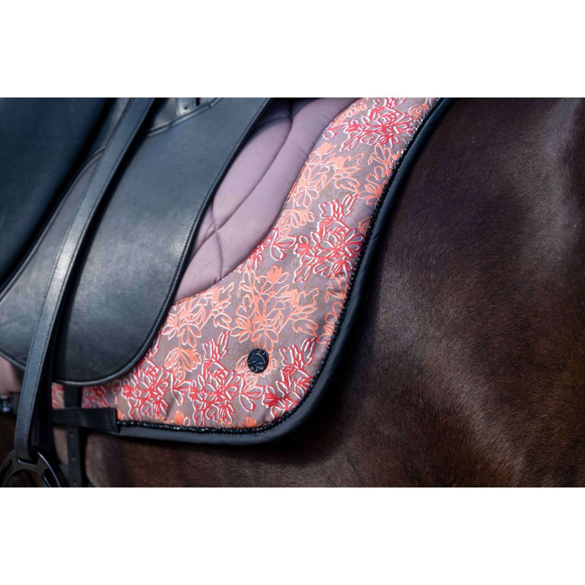 HKM Tapis de Selle Savona Dressage Taupe