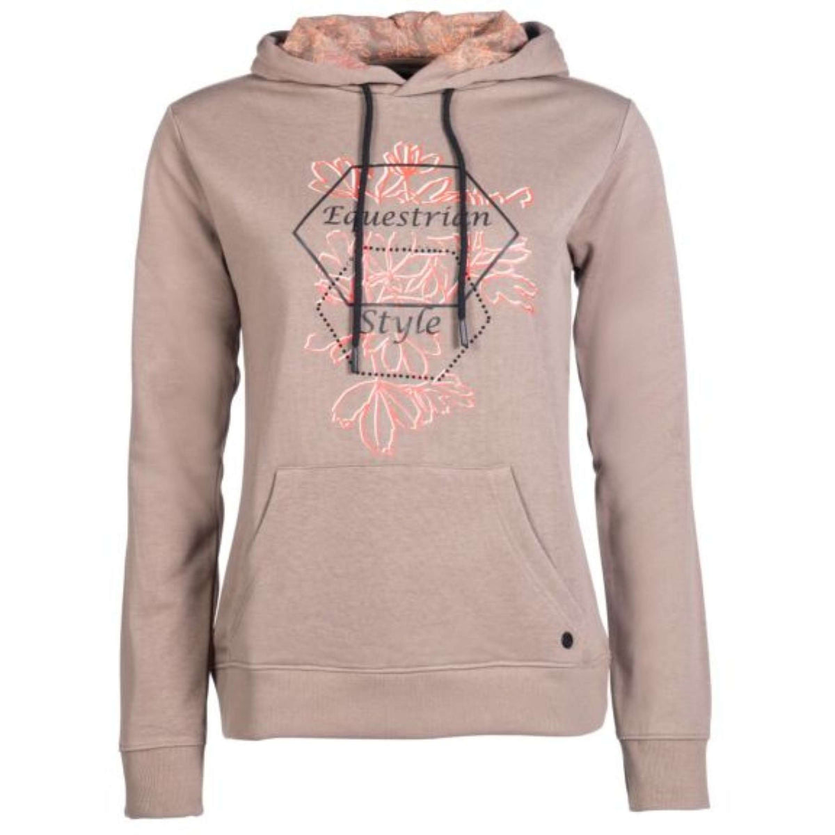 HKM Pull col Hoodie Savona Taupe