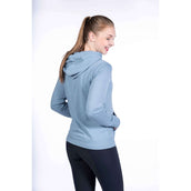 HKM Pull col Hoodie Bloomsbury Bleu Fumée