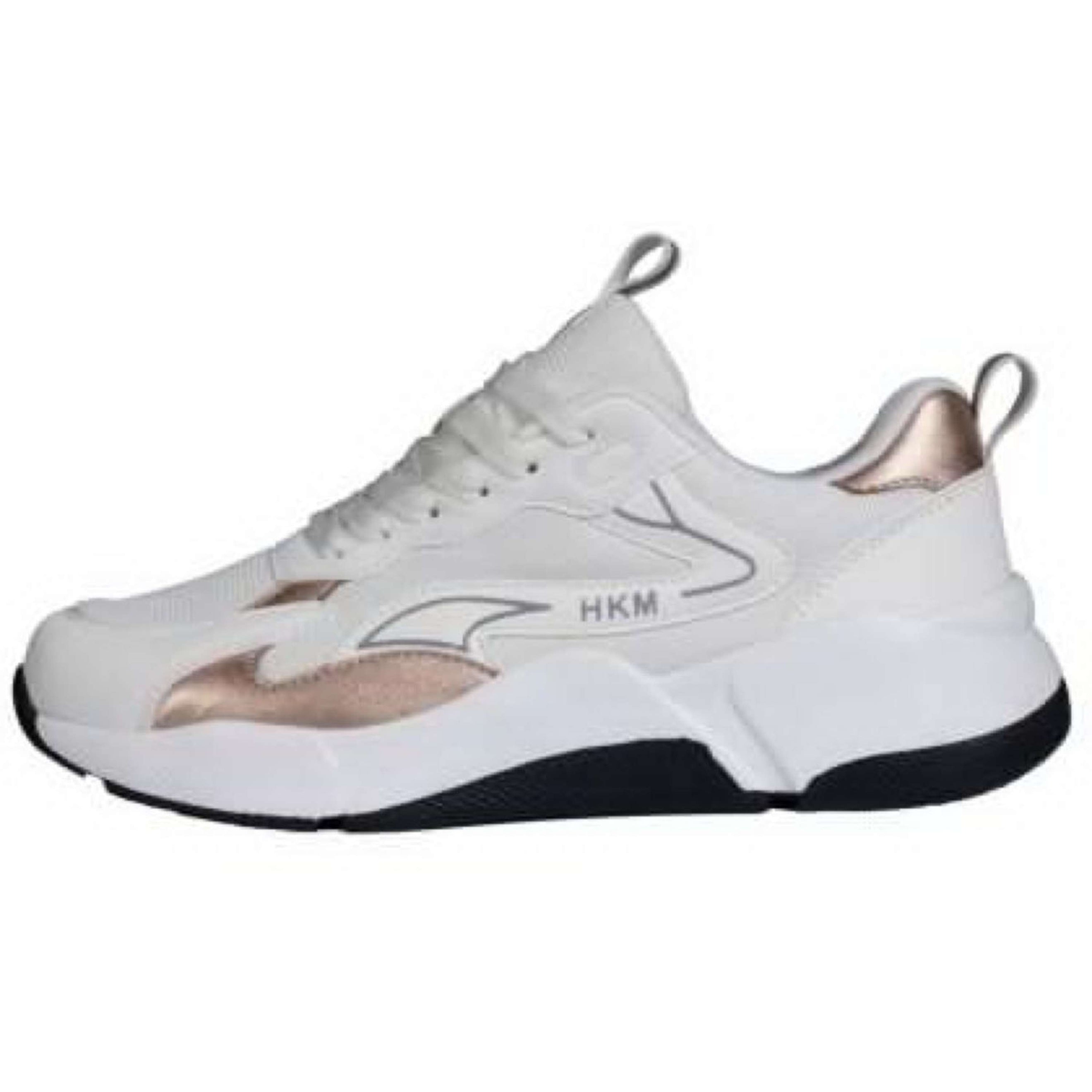 HKM Chaussures Rosegold Glamour Blanc