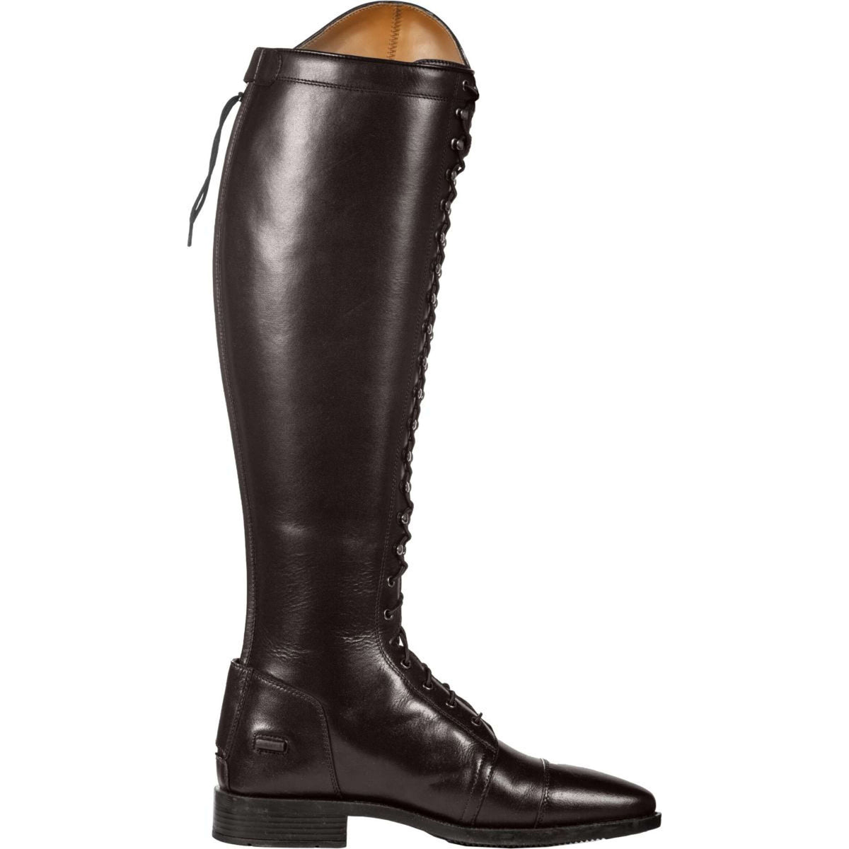 Bottes D'Équitation Hautes Afsar 100% Cuir - Modèle Sportif Noir/Marron - Confort Et Style Équestre