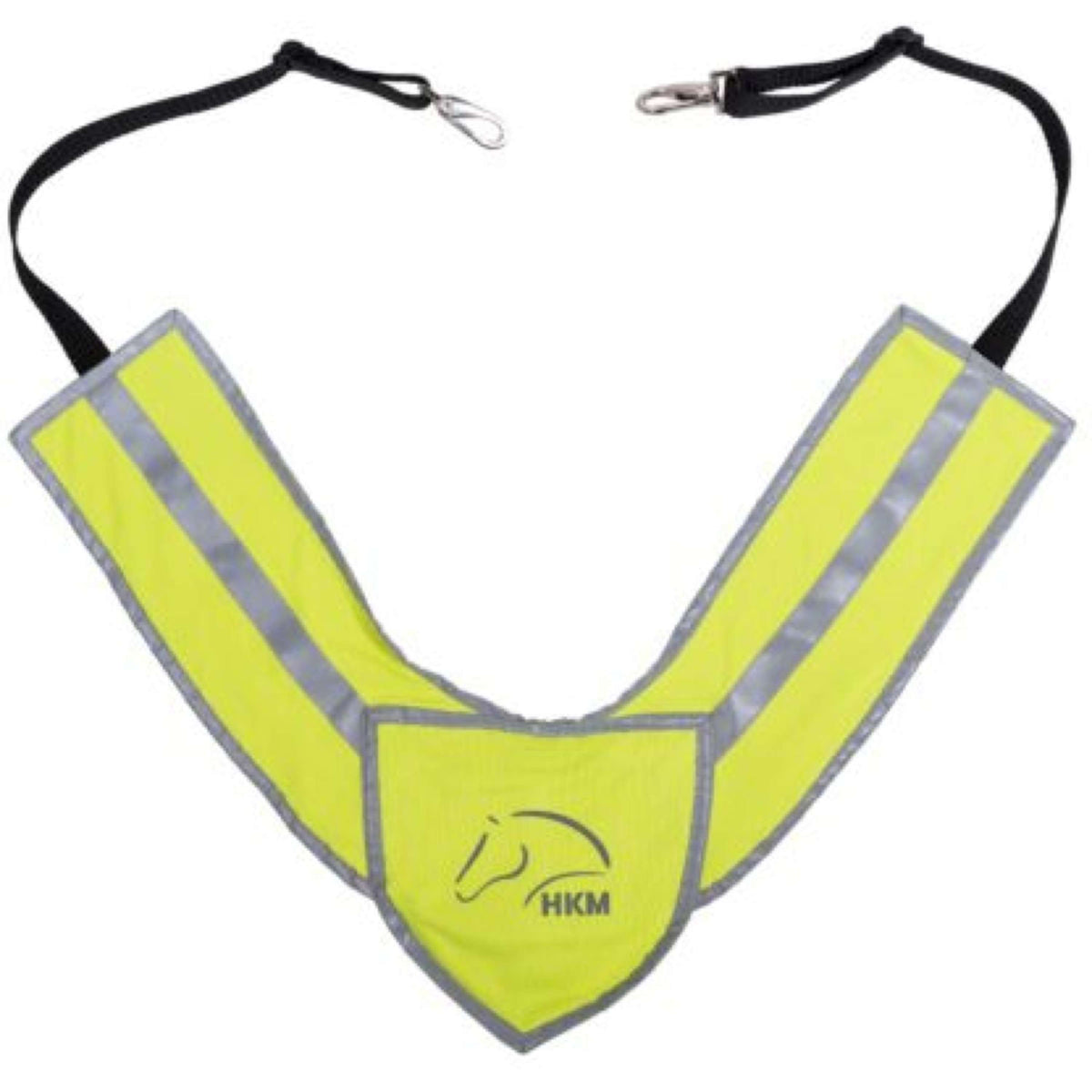 HKM Collier de Chasse Reflective Néon Jaune