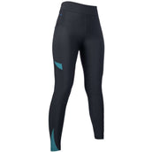 HKM Legging d'Équitation Port Royal Full Grip Noir