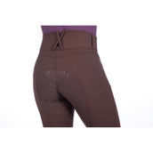 HKM Pantalon d'Équitation Arctic Bay Silicone Full Seat Marron foncé