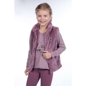 HKM Gilet Sans Manches Teddy Alva Lila