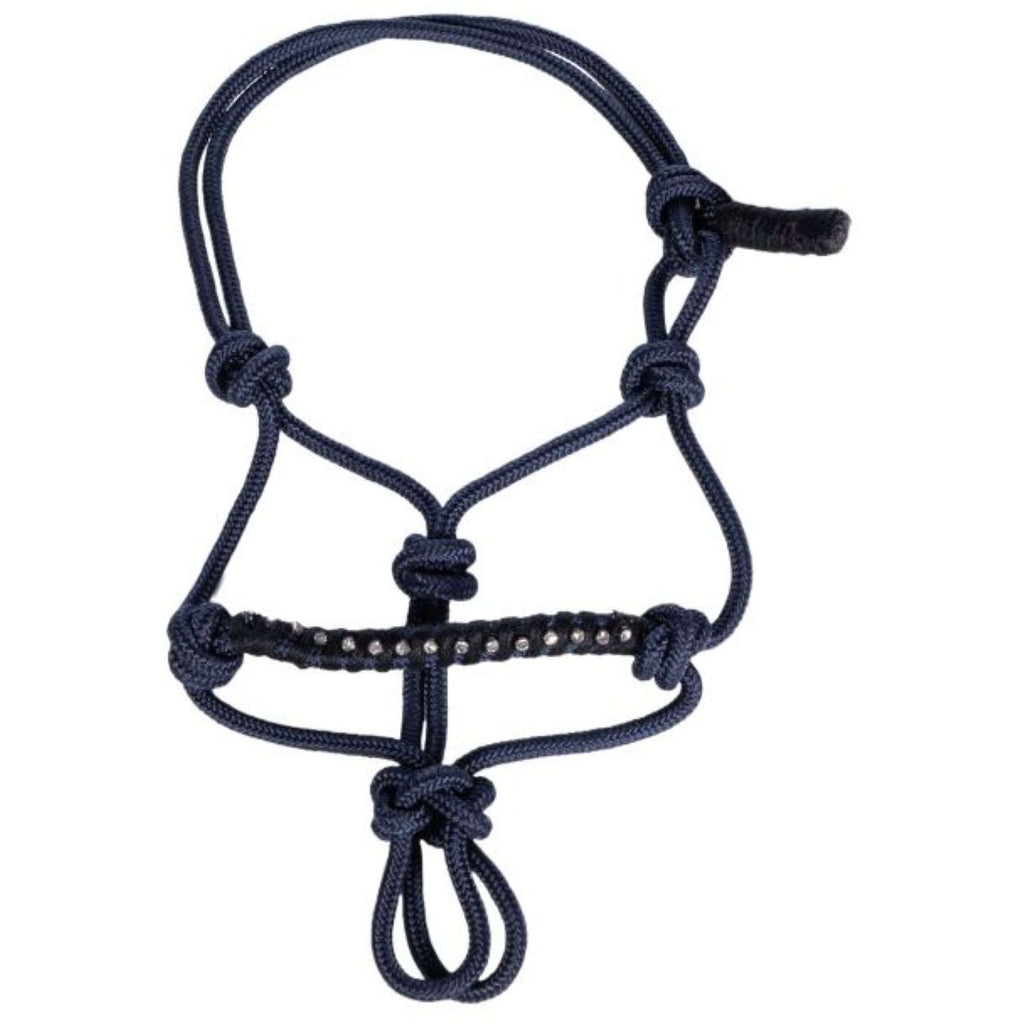 HKM Hobby Horsing Licol en Corde Bleu Foncé