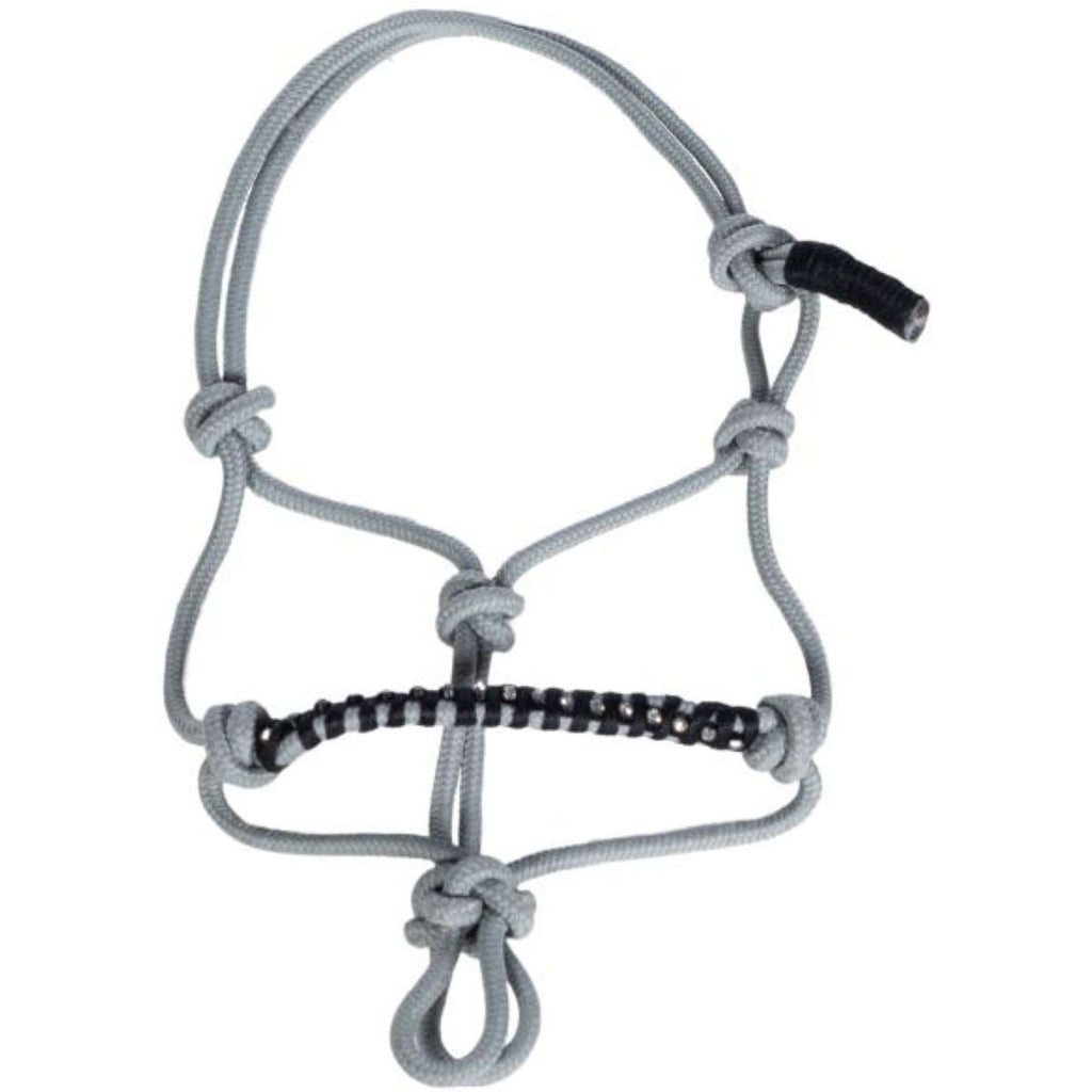 HKM Hobby Horsing Licol en Corde Gris