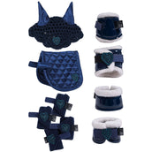 HKM Câlin Poney Riding Ensemble de Démarrage Bleu profond