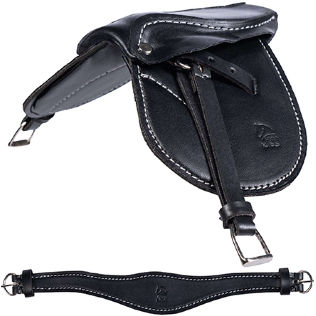 HKM Câlin Poney Ensemble de selle Noir