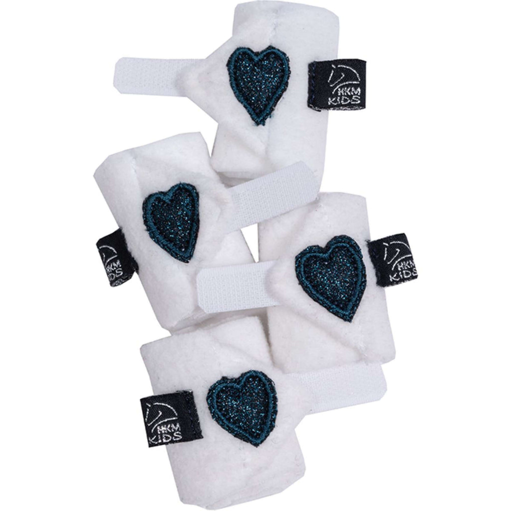 HKM Câlin Poney Ensemble de compétition Blanc/Bleu foncé