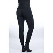 HKM Pantalon d'Équitation Keep Warm Full Grip Noir