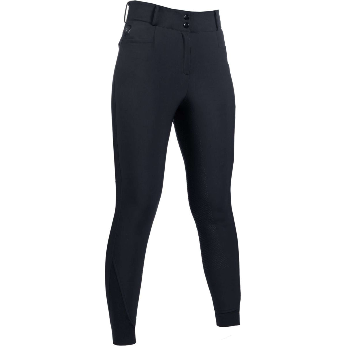 HKM Pantalon d'Équitation Keep Warm Full Grip Noir