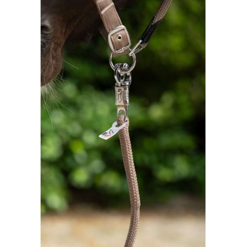 HKM Corde pour Licol Carlotta Crochet Panique Taupe