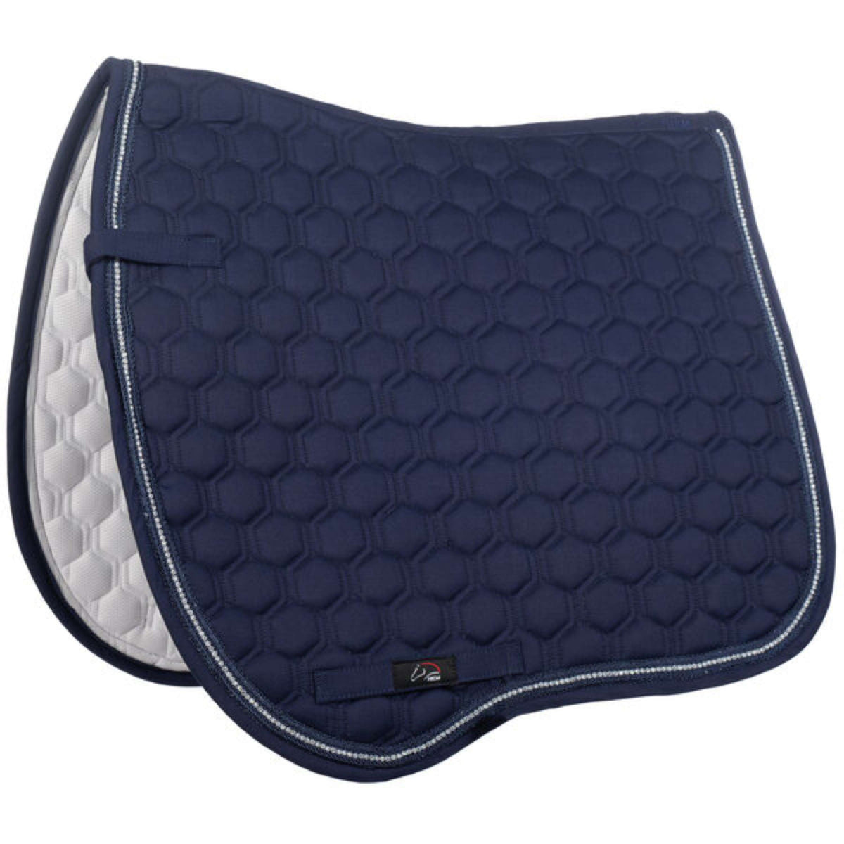 HKM Tapis de Selle Elisa Dressage Bleu Foncé