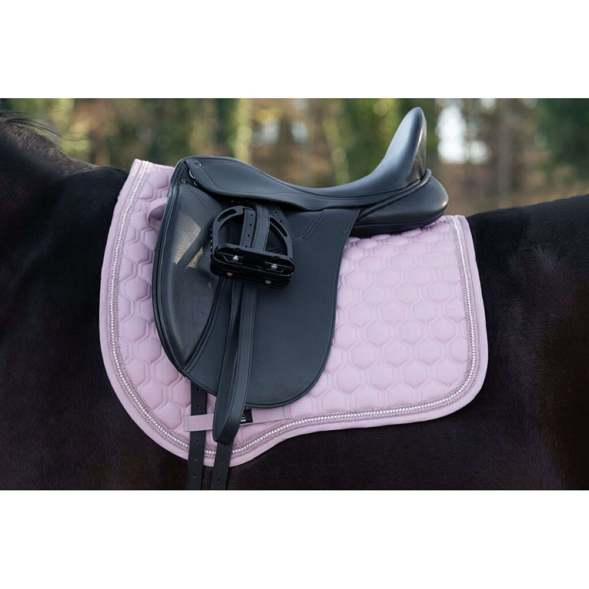 HKM Tapis de Selle Elisa Dressage Mauve