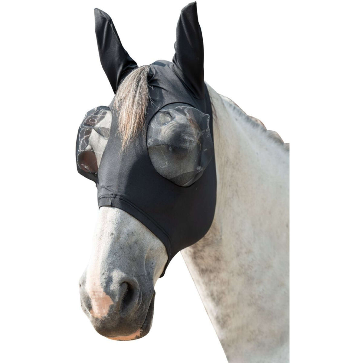 HKM Masque Anti-Mouches Elastic Noir