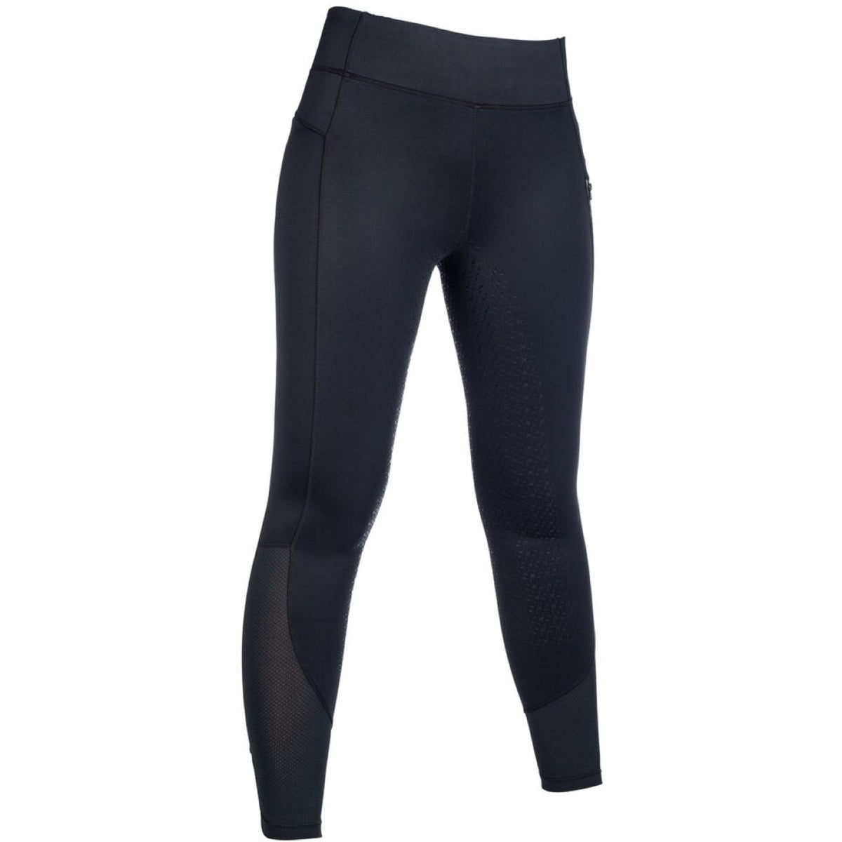 HKM Legging d'Équitation Harbour Island Full Grip Noir