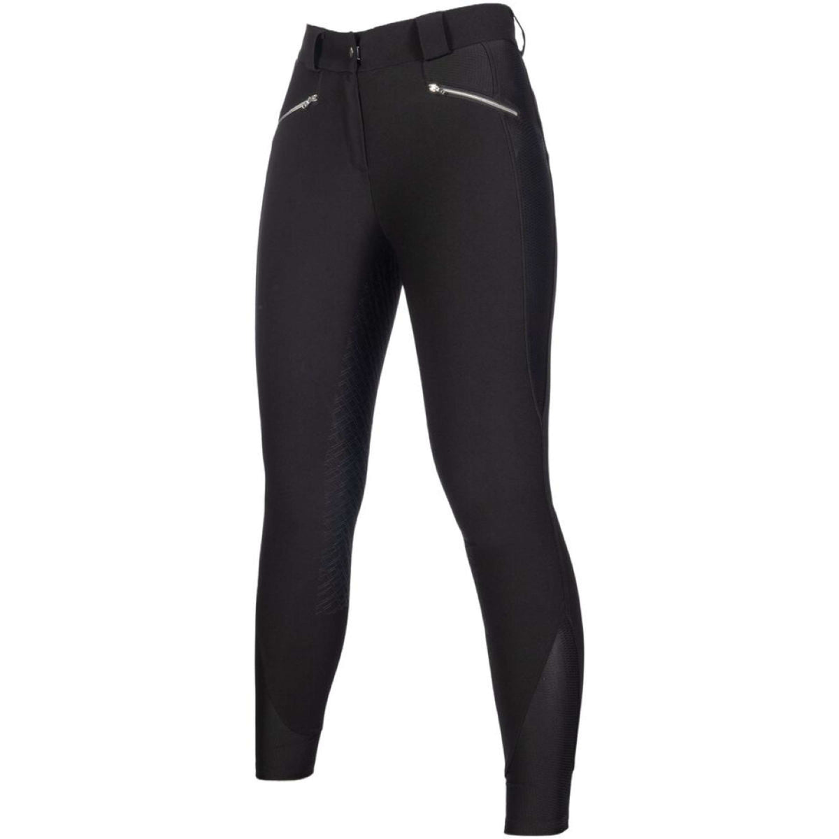 HKM Pantalon d'Équitation Harbour Island Full Grip Noir