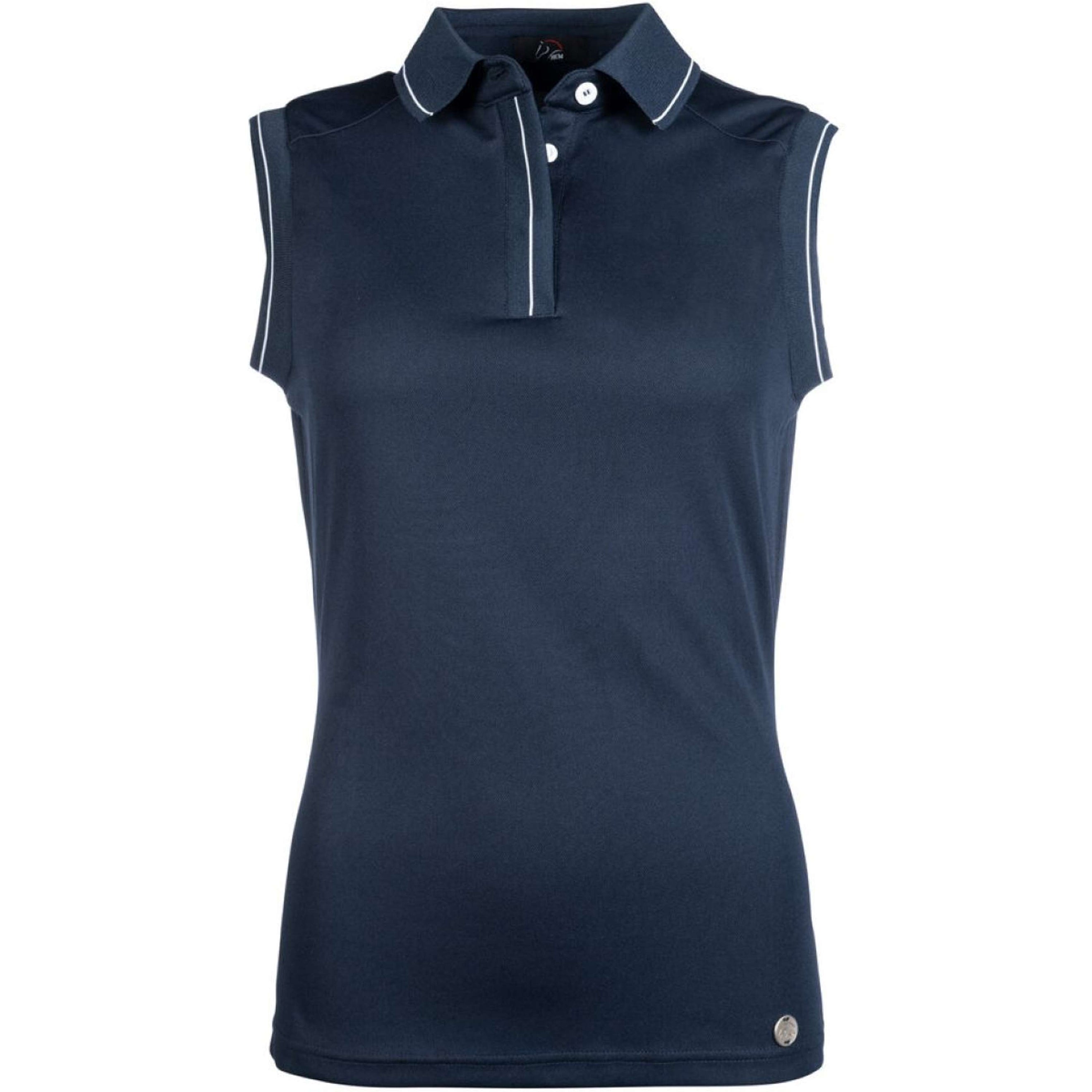 HKM Polo Catherine Sans Manche Bleu foncé