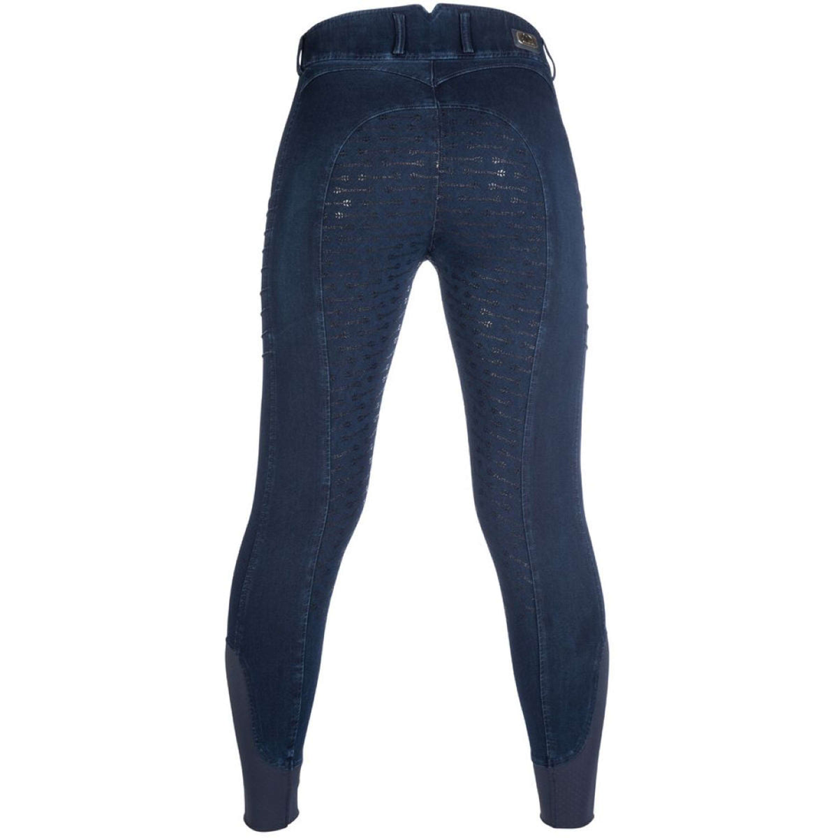 HKM Pantalon d'Équitation Aruba Denim Full Grip Bleu Foncé