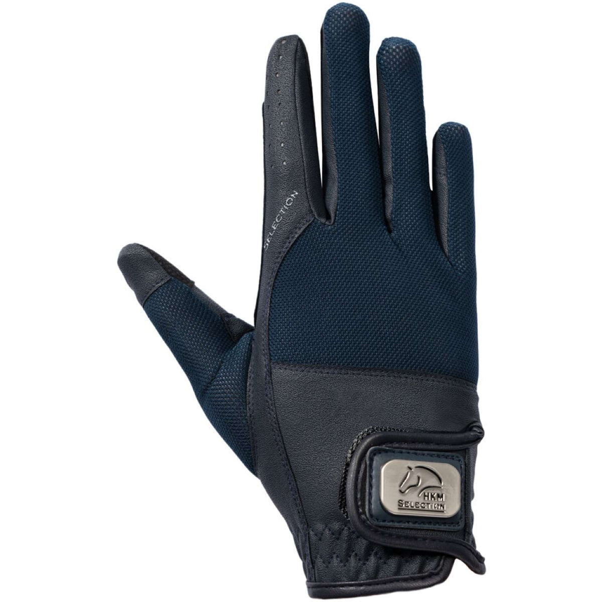 HKM Gants d'Équitation Aruba Bleu Foncé