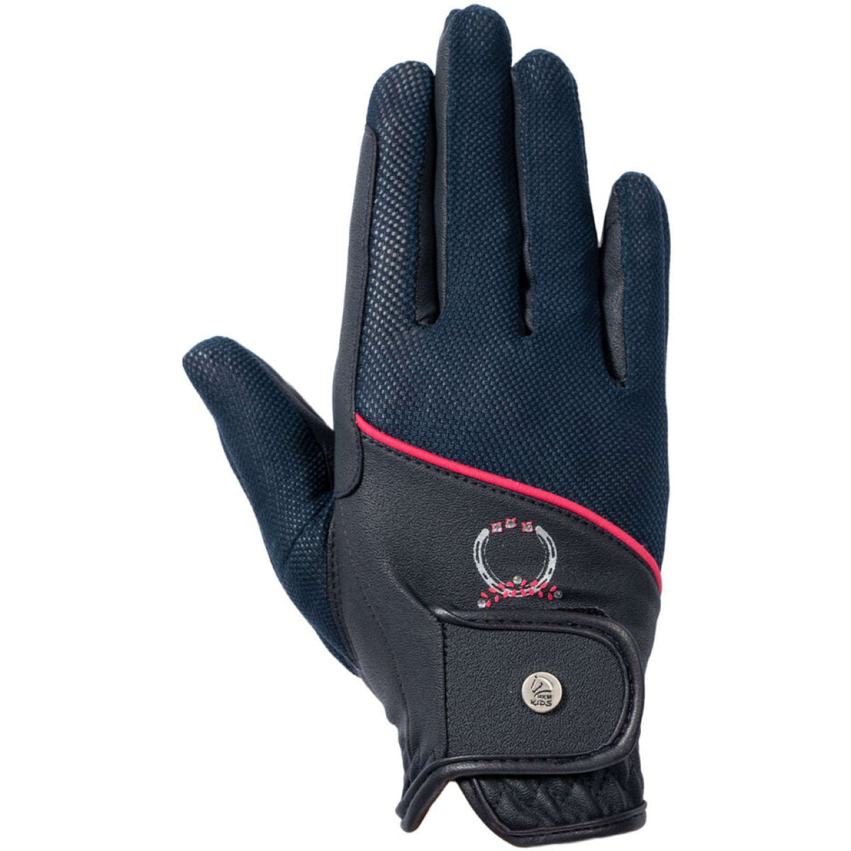 HKM Gants d'Équitation Aymee Bleu foncé